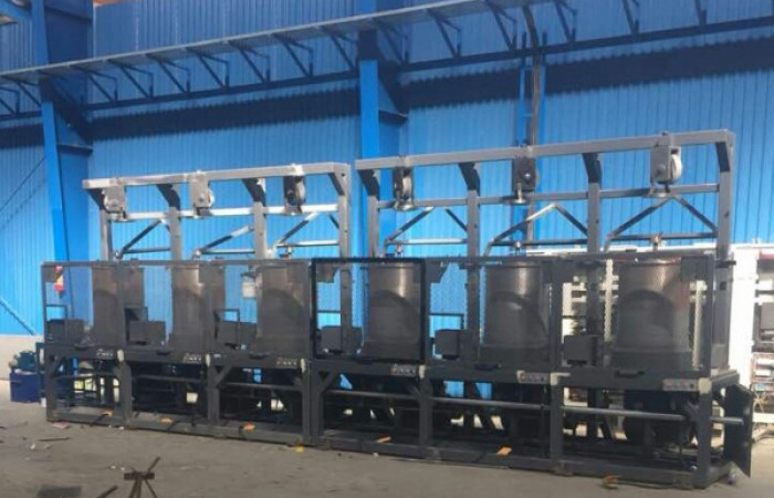 دستگاه کشش مفتول شش طبله