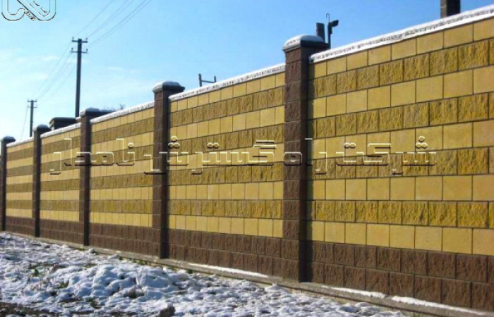 دیوار نمادار با بلوک رنگی